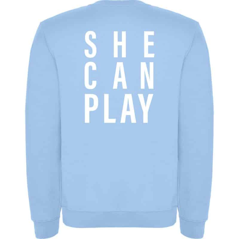 SHE-CAN-PLAY-college-II-sky-hvit-back