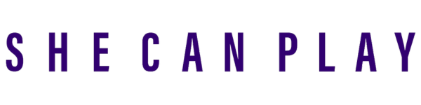 She Can Play logo horizontal